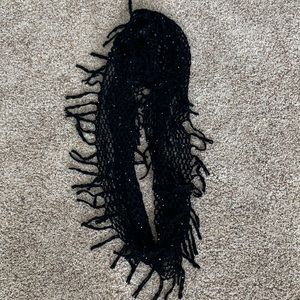 Black sequins scarf for kids